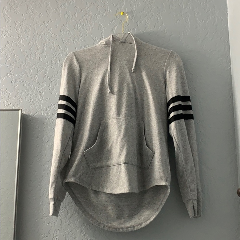 derek heart fleece hoodie